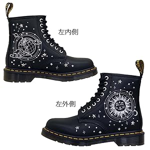 Amazon | [ドクターマーチン] 1460 COSMIC 27850001 黒 8ホール